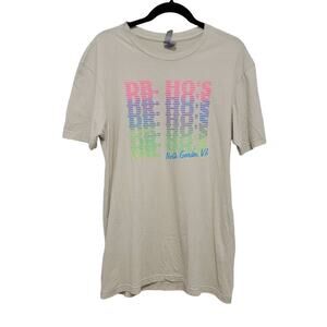 Dr, Ho's Novelty Souvenir T Shirt Tie Dye Print Graphic Tee Large Next Level 675